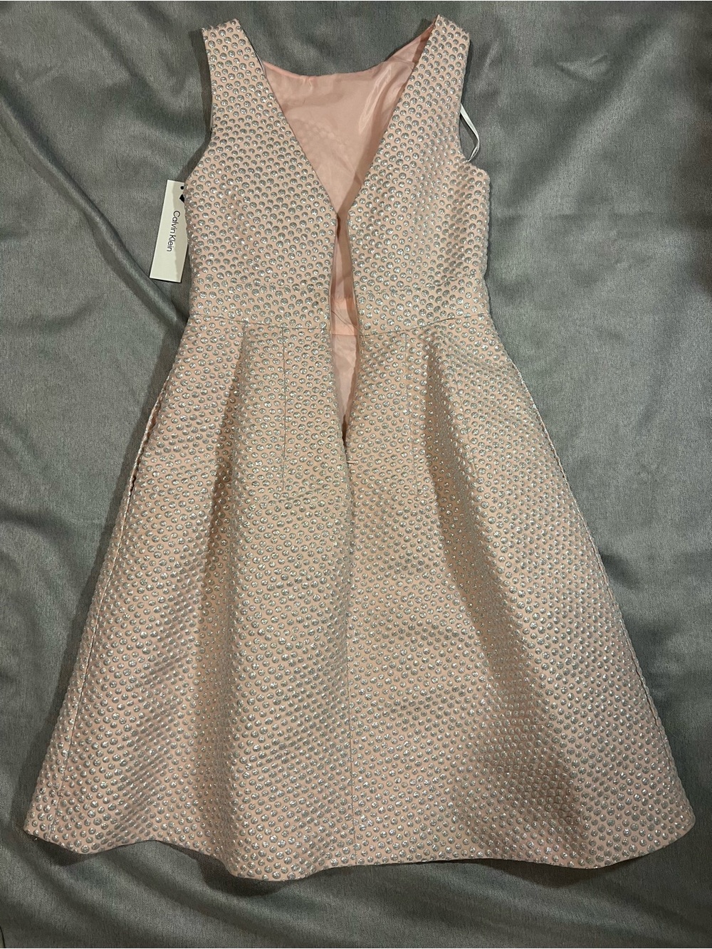 Calvin Klein Pink Polka Dot Dress